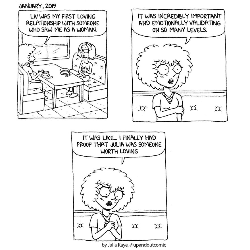 Cartoonist Illustrates Her Gender Transition So That People “Know They're Not Alone” (New Pics)