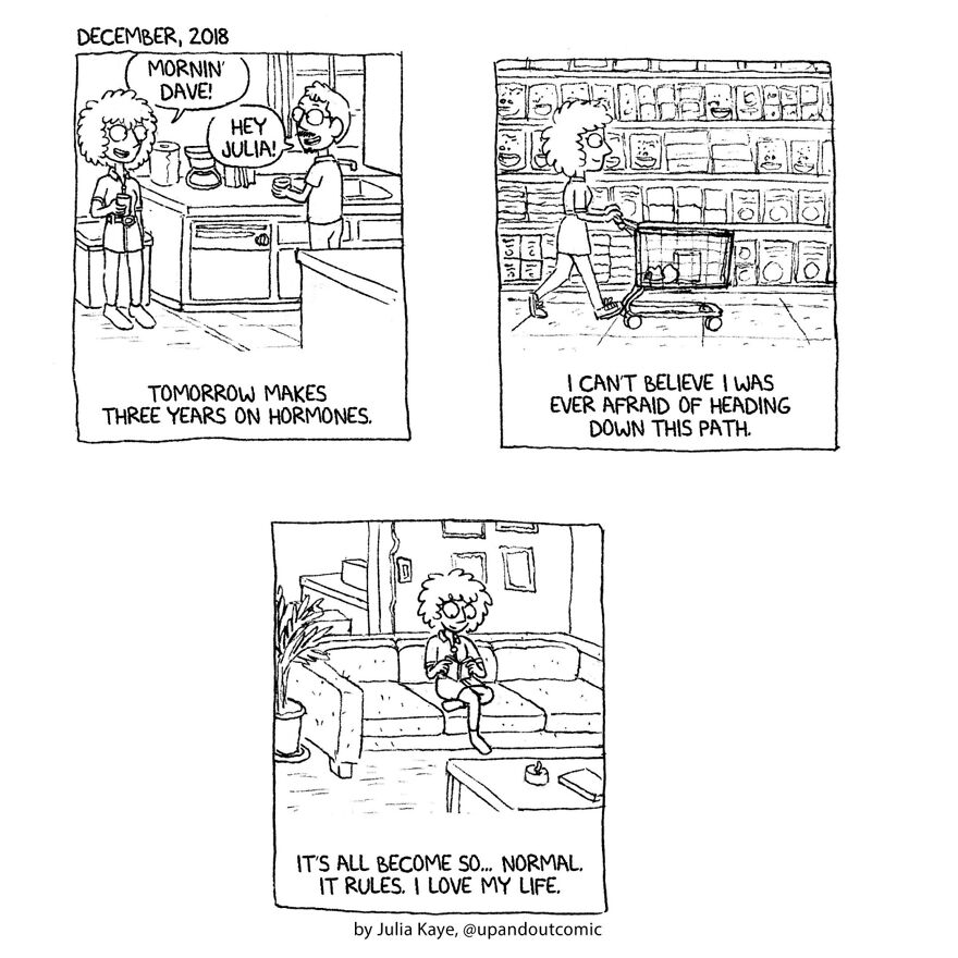 Cartoonist Illustrates Her Gender Transition So That People “Know They're Not Alone” (New Pics)