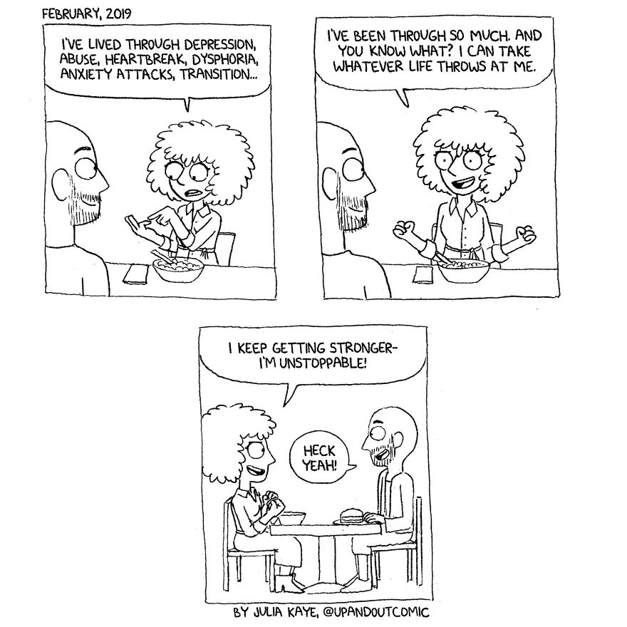 Cartoonist Illustrates Her Gender Transition So That People “Know They're Not Alone” (New Pics)