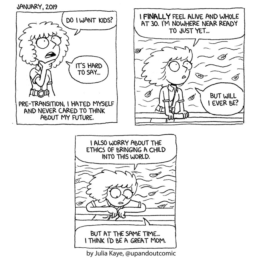 Cartoonist Illustrates Her Gender Transition So That People “Know They're Not Alone” (New Pics)