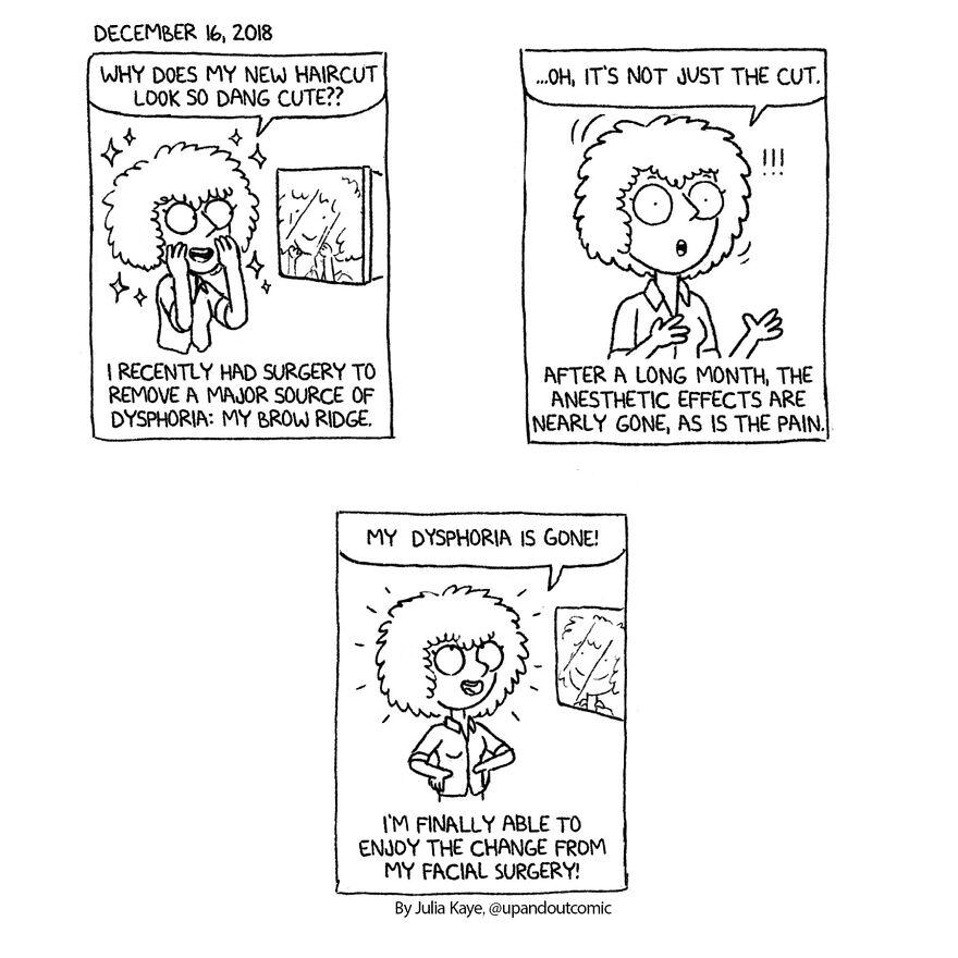 Cartoonist Illustrates Her Gender Transition So That People “Know They're Not Alone” (New Pics)