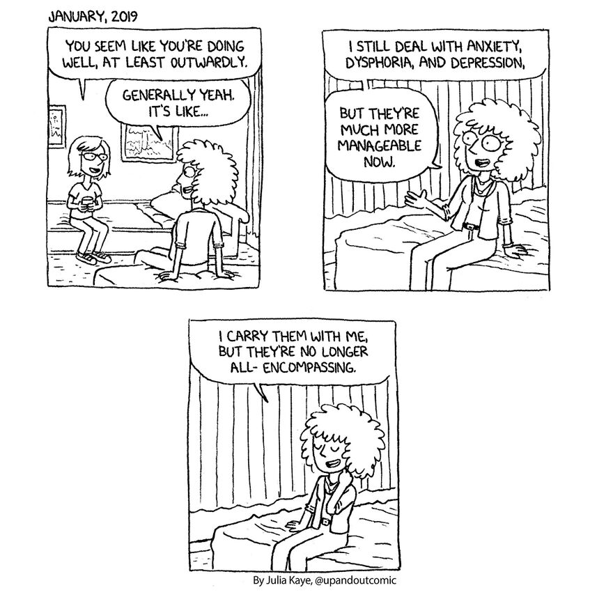 Cartoonist Illustrates Her Gender Transition So That People “Know They're Not Alone” (New Pics)