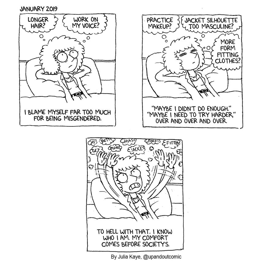 Cartoonist Illustrates Her Gender Transition So That People “Know They're Not Alone” (New Pics)