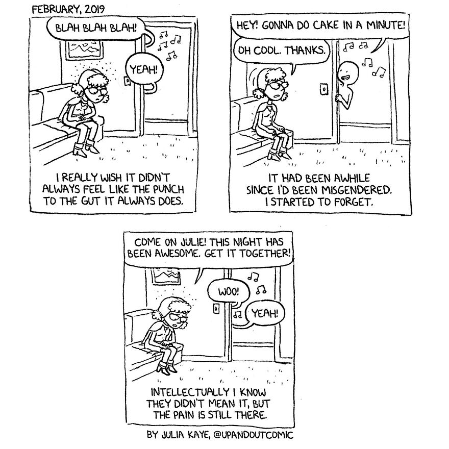 Cartoonist Illustrates Her Gender Transition So That People “Know They're Not Alone” (New Pics)