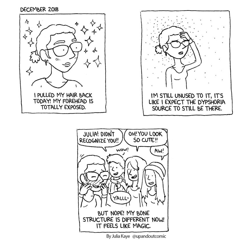 Cartoonist Illustrates Her Gender Transition So That People “Know They're Not Alone” (New Pics)