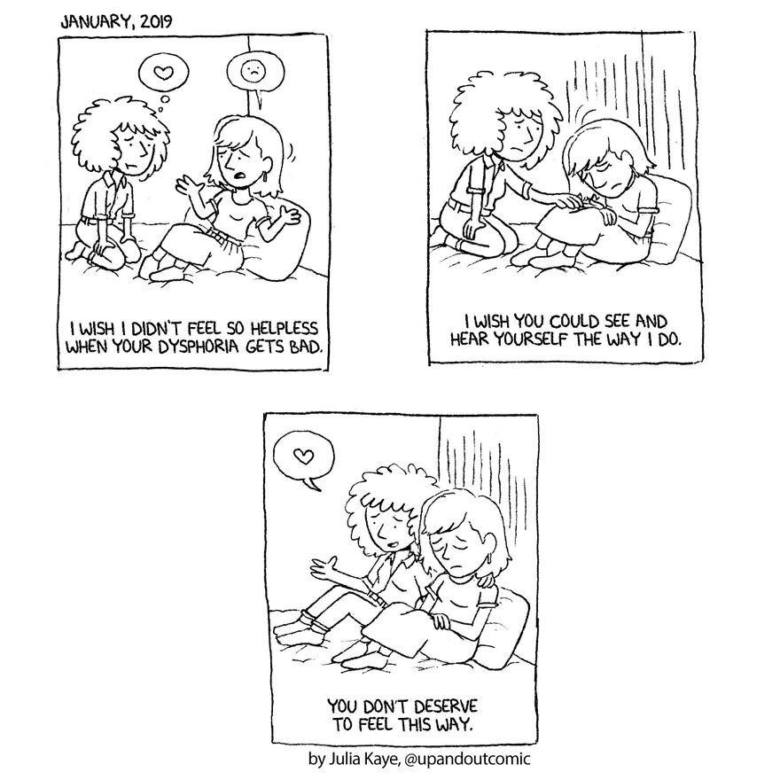 Cartoonist Illustrates Her Gender Transition So That People “Know They're Not Alone” (New Pics)