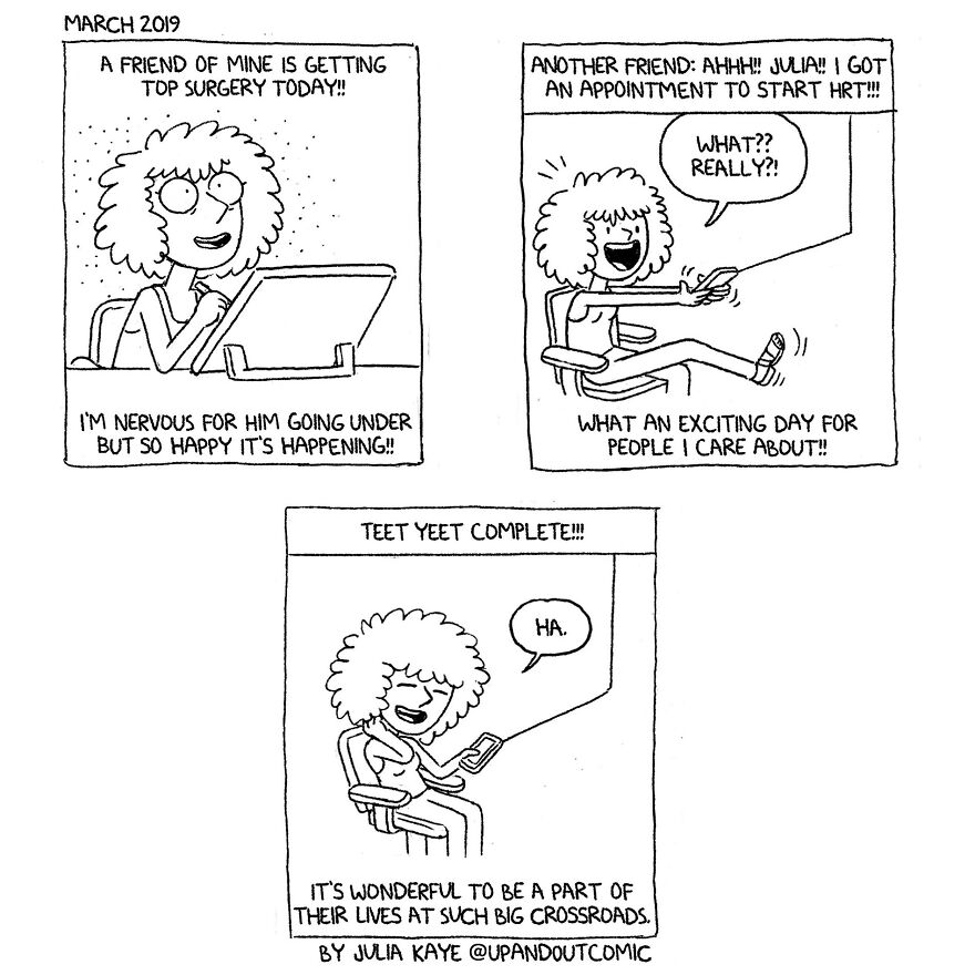 Cartoonist Illustrates Her Gender Transition So That People “Know They're Not Alone” (New Pics)