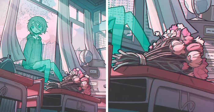 This Artist Creates Weirdly Cozy Illustrations That Are Creepy At The Same Time (40 Pics)