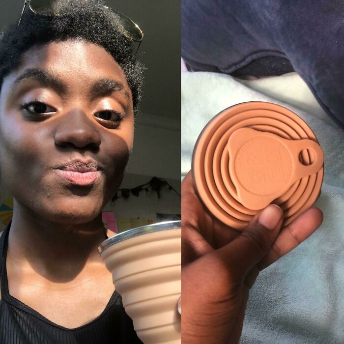 I’m In College And Got This Foldable Cup As A Replacement For Those Classic Red Solo Cups! Yes, It Was A New Purchase, But It’s Helped Me Divert So Much Waste And Also Made My Friends Think More Consciously About Theirs!