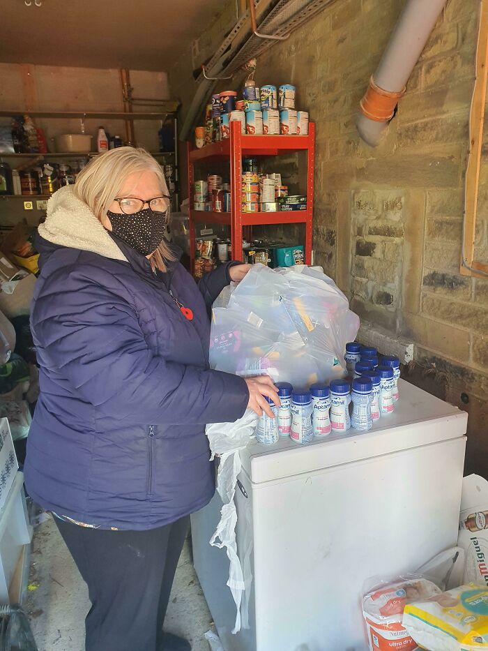 My Mum Has Raised Over £40k For Her Local Food Bank, And She Never Forgets Sanitary Products For Women. Supported By Our Local Morrisons And Other Businesses