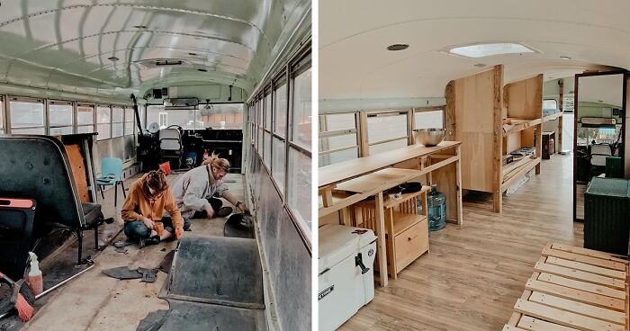 After They Found Out They Were Dating The Same Guy, These Three Girls Renovated A Bus And Traveled Together