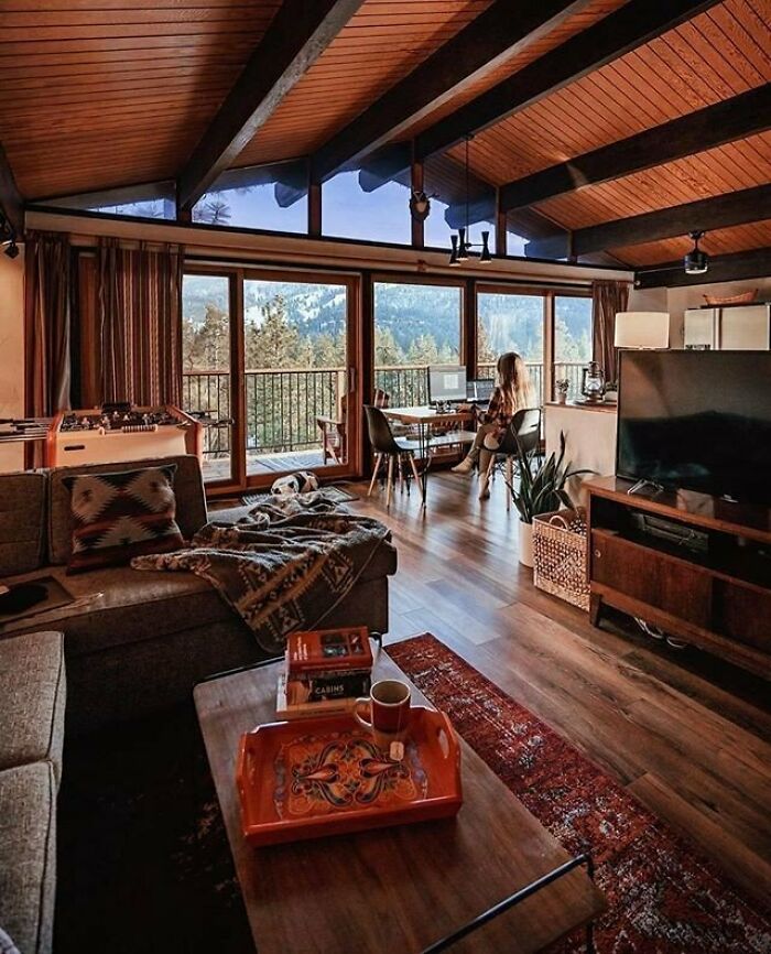 Cozy Cabin Interior