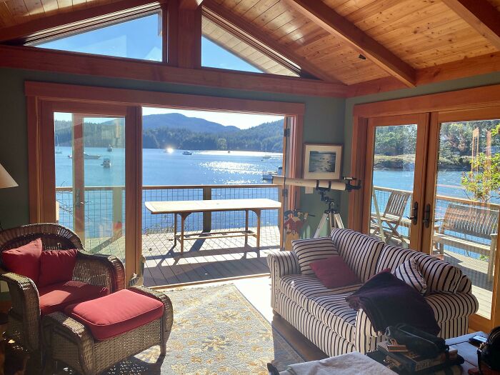 Can’t Beat The Views From Our Cabin In The San Juan Islands