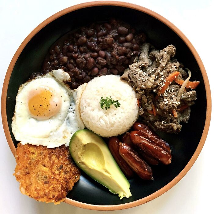 My Partner Is Colombian, I’m Korean. This Is Our Attempt At Fusion: The Bandeja Bibimbap