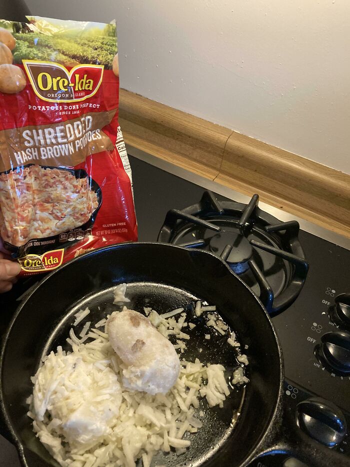 My Shredded Hash Brown Bag Had A Full Potato
