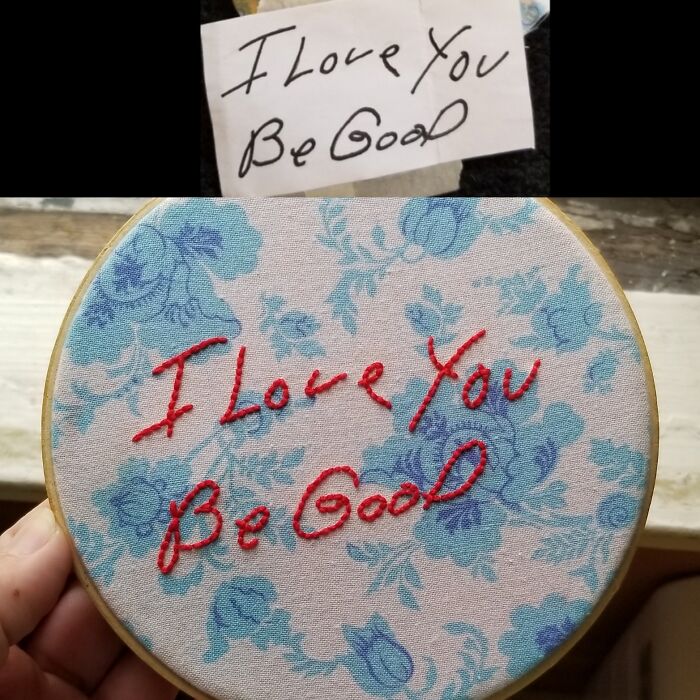 My Dad's Handwriting. A Reminder For Myself. I Miss Him Every Day