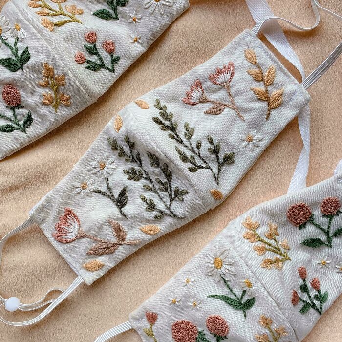 Embroidered Masks!