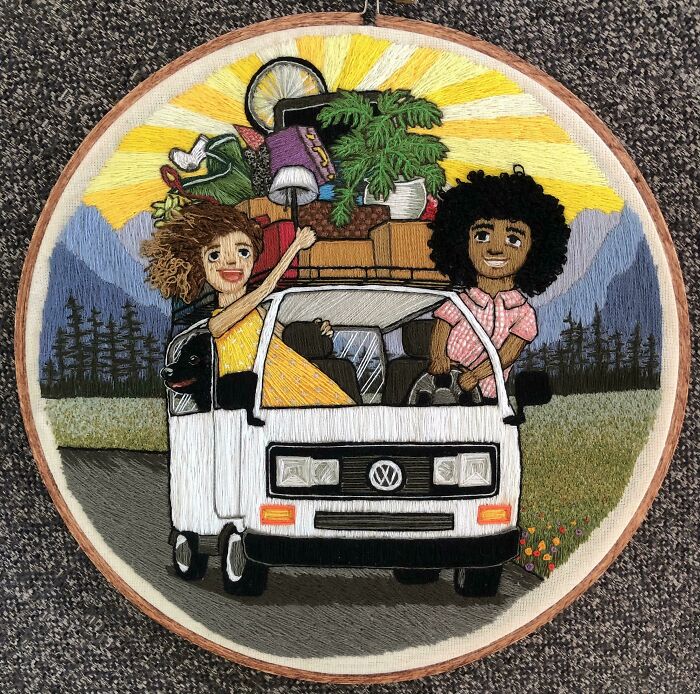 My Best Friend Eloped And Moved To A New City! Very Happy To Give Them This Gift To Remember Some Wonderful Things That Happened During This Otherwise Difficult Year