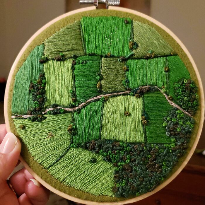 [fo] I Something New... Aerial Embroidery. Its Messy But A Good Start