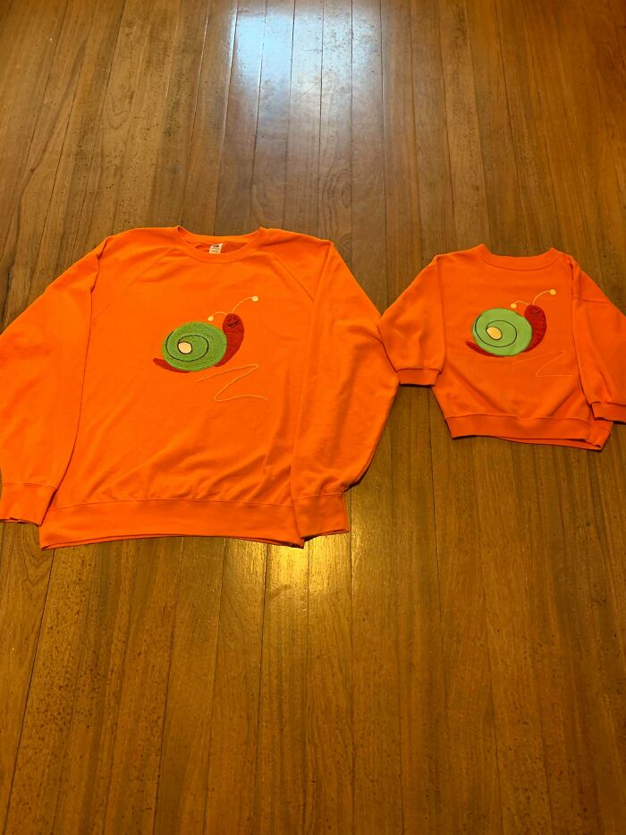 Decided To Try And Recreate My Son’s Favourite Sweatshirt From When He Was 6 For A Christmas Present This Year. He’s Now 26 And 6’4”. I’ll Let You Know What He Thinks!