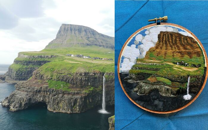 Made This For A Friend Of Her Beautiful Home Village