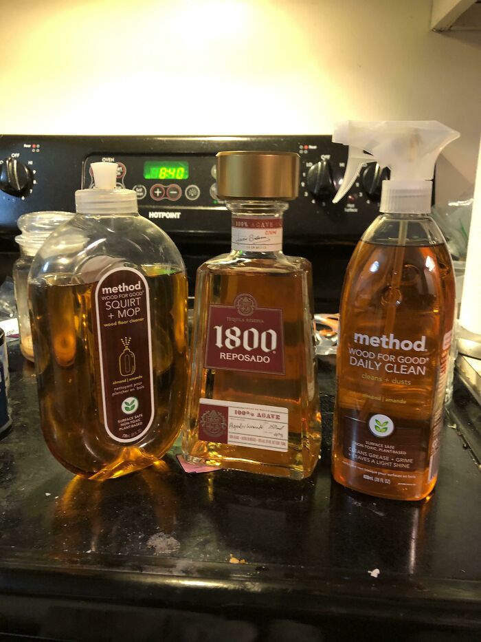 Went To Make A Margarita Today And The Items On The Stove Made Me Do A Double Take