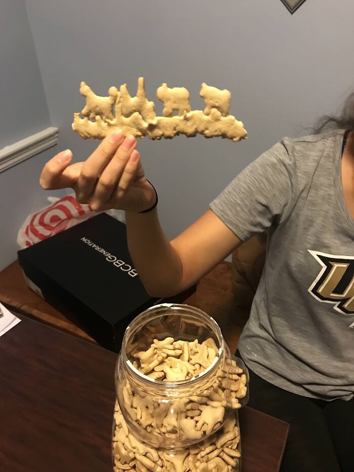 Found A Giant Mutant Animal Cracker
