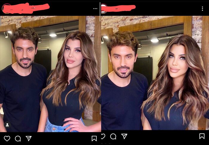 What Her Hairdresser Posted / What She Posted