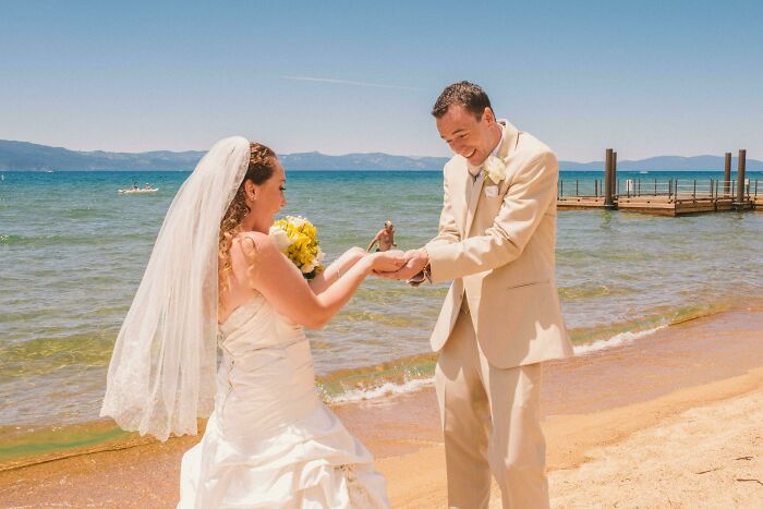 Our Wedding Photographer Was Perplexed By Our Request, But This Turned Out To Be One Of Our Favorites