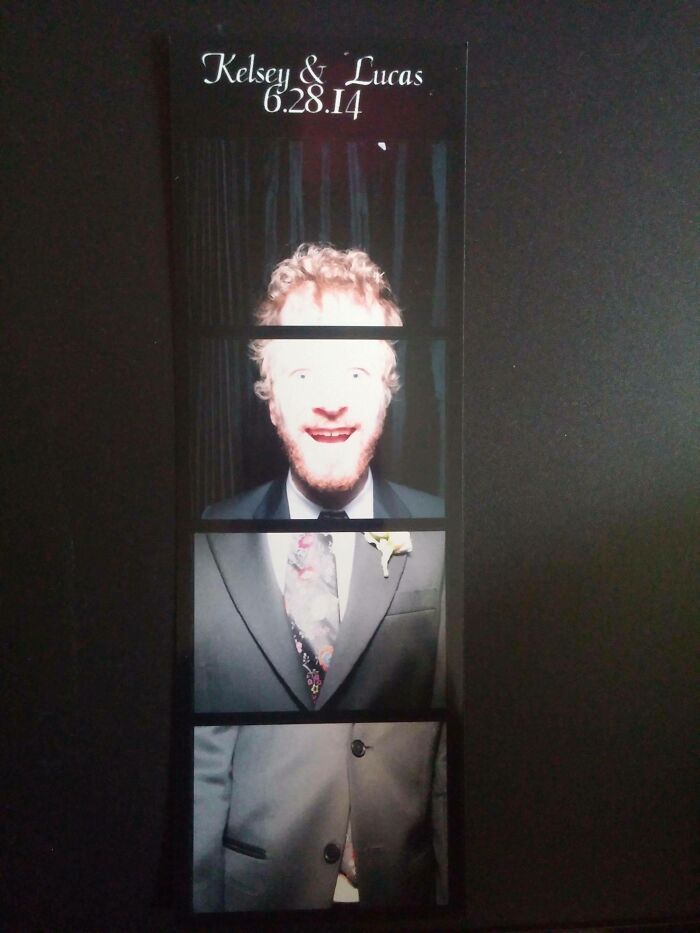 Sister's Wedding Had A Photobooth. I Think I Did Alright