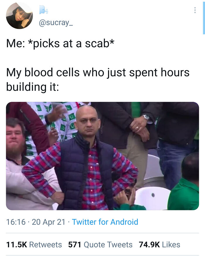 After All I Put On Your Platelets, This Is How You Do Me?