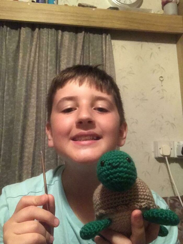 Crocheted A Turtle 