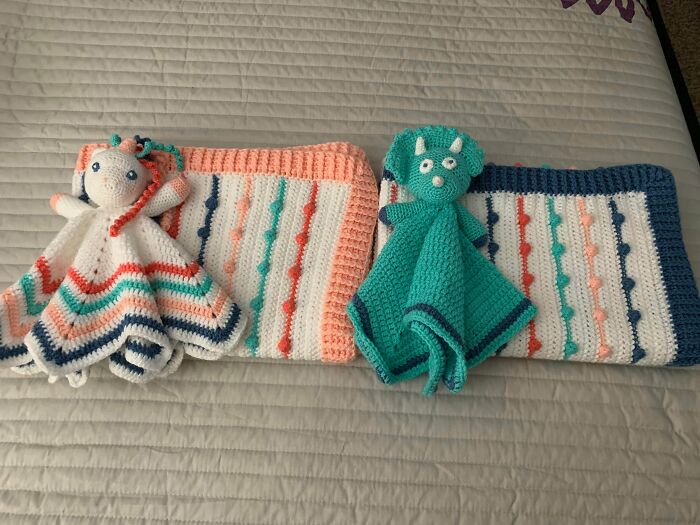 My Sil Is Pregnant With Twins And Her Shower Is Tomorrow. Feeling Really Happy With How This Set Turned Out!