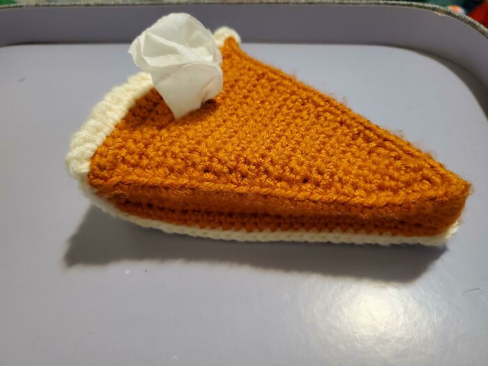 Pumpkin Pie Tissue Holder