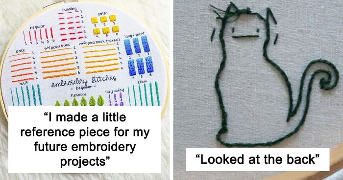 40 Times People Showed Off Their Best Embroidery Works