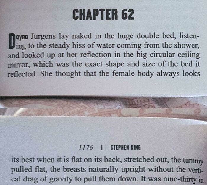 Dear Stephen King, Gravity Is Still Very Much At Present When We're Laying Down [from His Book The Stand]