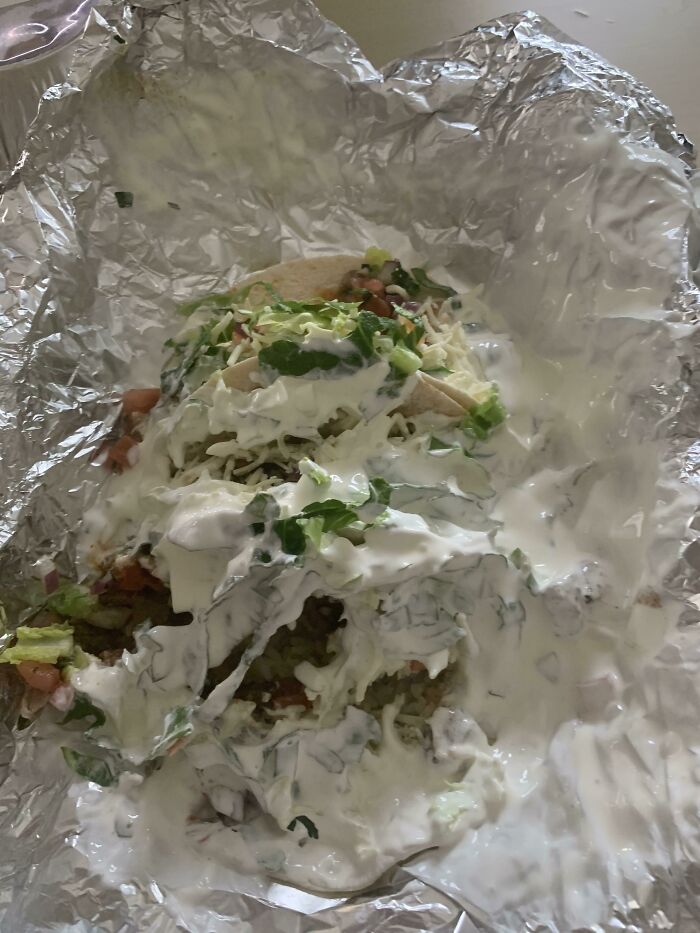 That Time I Asked For Extra Sour Cream On My Chipotle Tacos