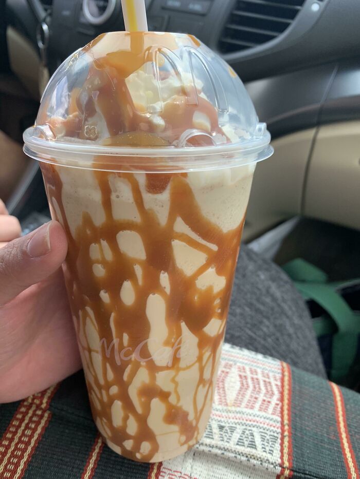 Felt Like Indulging A Little On A Sunday And So I Requested “A Little Extra Caramel”