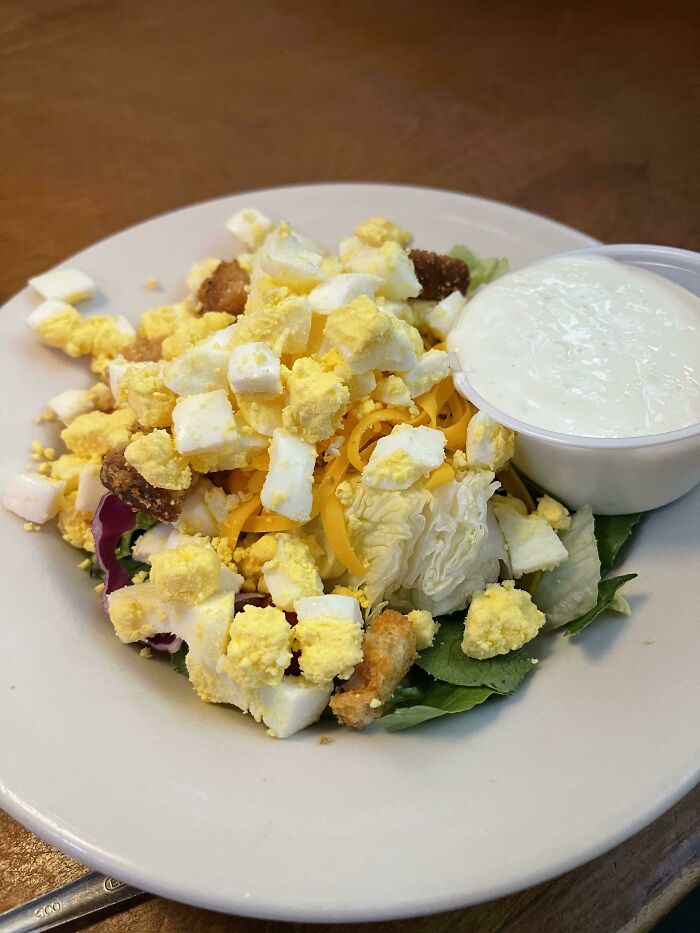 Asked For Extra Egg, Got About 5 Hardboiled Eggs Worth Of Egg