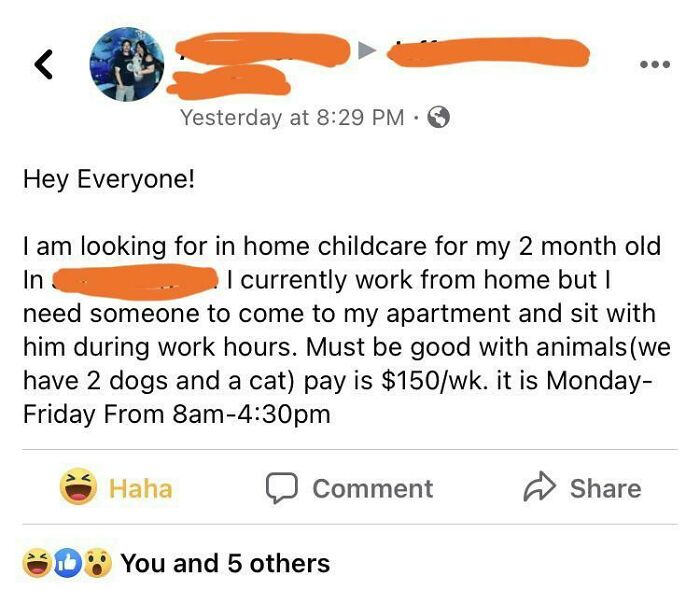 Ah Yes, $150 A Week For A Job With Full Time Hours