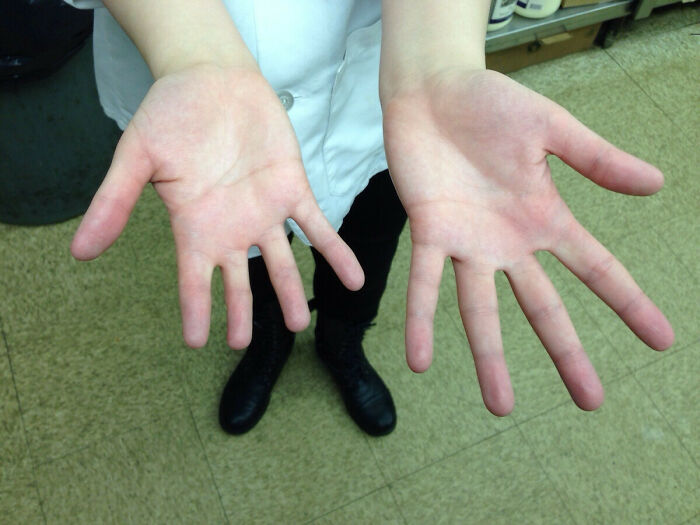 My Coworker's Hand Is A Little Small