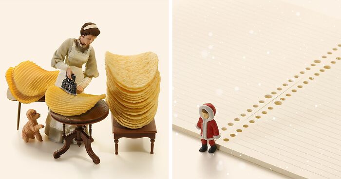 Japanese Artist Has Been Creating Miniature Dioramas Every Day For Seven Years (45 New Pics)
