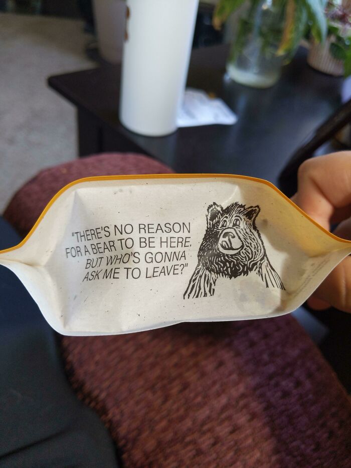 There's A Bear On The Bottom Of My Gfb Bites Bag!