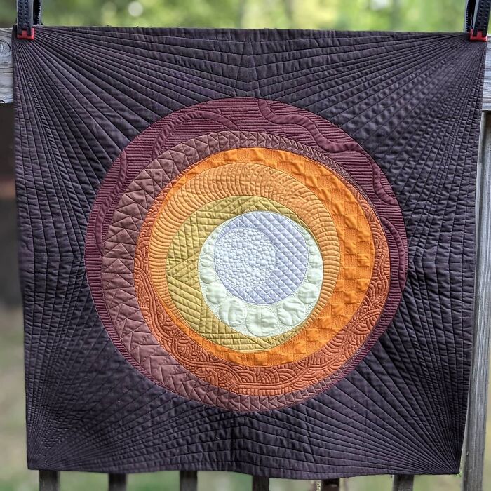 This Was A Fun One!!! The Curves Weren't As Tough As I Thought They'd Be. Had A Really Good Time Quilting It!