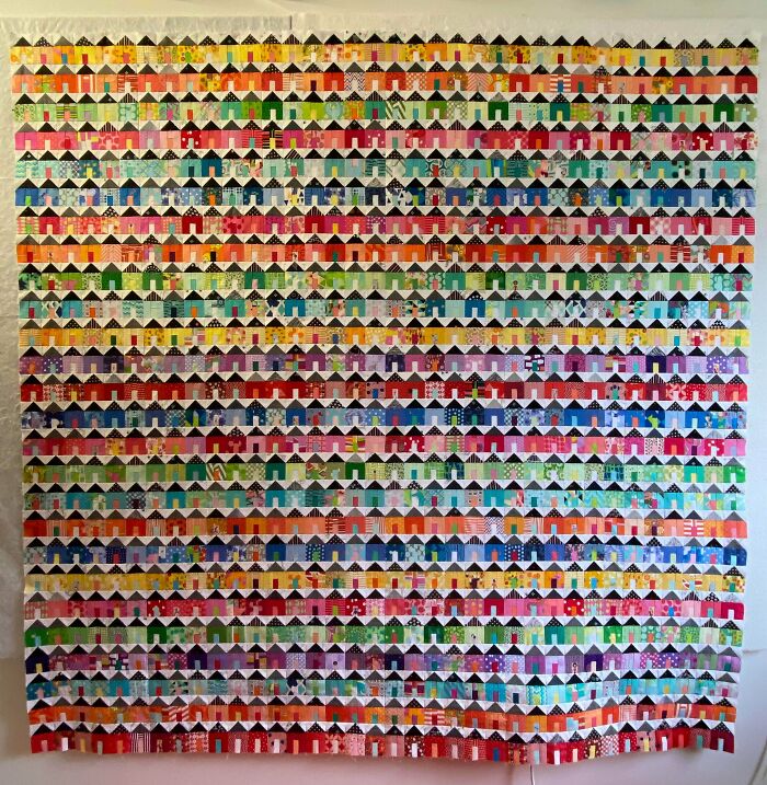 936 Houses, 6552 Scrap Pieces - My Mom Does Incredible Work 