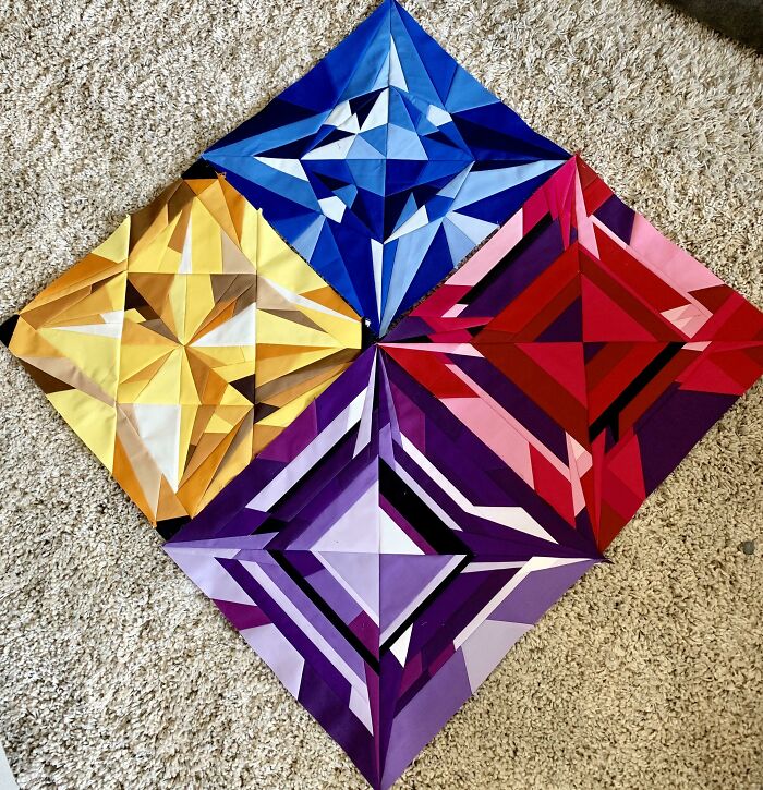 Since You Liked My Last One, Here Is My First Set Of 4 Gemstone Blocks!