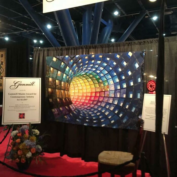 Tubular Piece From The 2019 International Quilt Festival