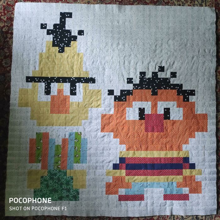 Just Finished My First Patchwork, Making A Baby-Quilt (Becoming An Uncle)