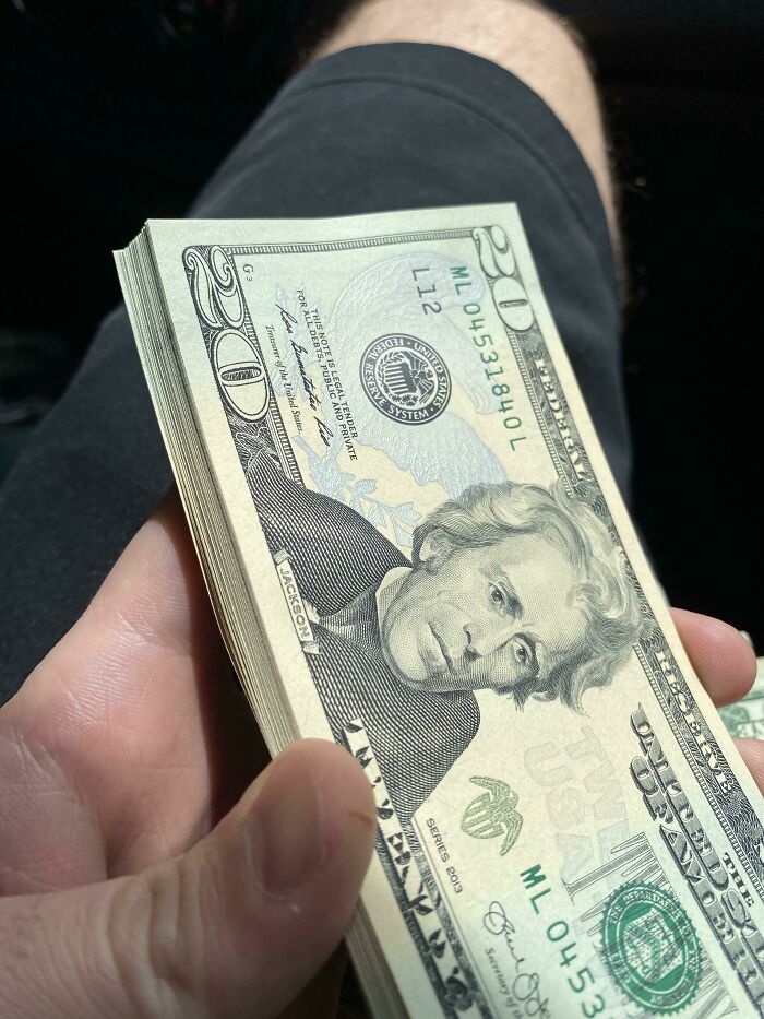 Paying Rent With Cash Really Puts The Cost Of Living Into Perspective For Me