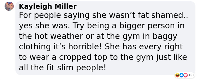 Woman Violates A Gym's Dress Code By Wearing A Sports Bra, Gets Fat-Shamed By The Staff And Kicked Out